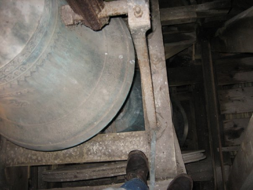 All three bells looking from the top